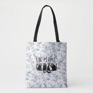 Bolsa Tote Pessoas Ruins Gatos Pretos Engraçadinhos