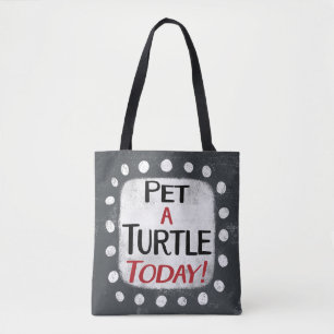 Bolsa Tote Pet A Tartaruga Hoje Saco