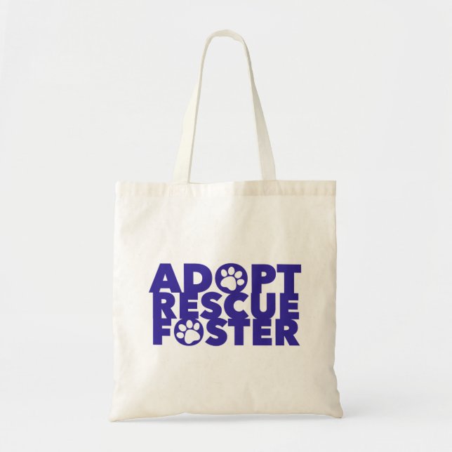 Bolsa Tote Pet Adotar Foster De Emergência (Frente)