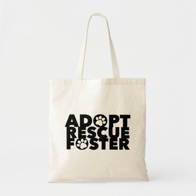 Bolsa Tote Pet Adotar Foster De Emergência (Frente)