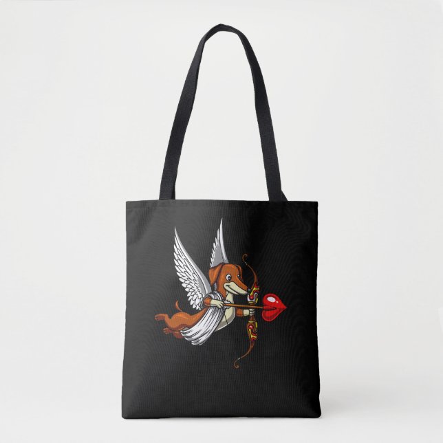 Bolsa Tote Pet Cupido De Cães-De-Lixeira (Frente)