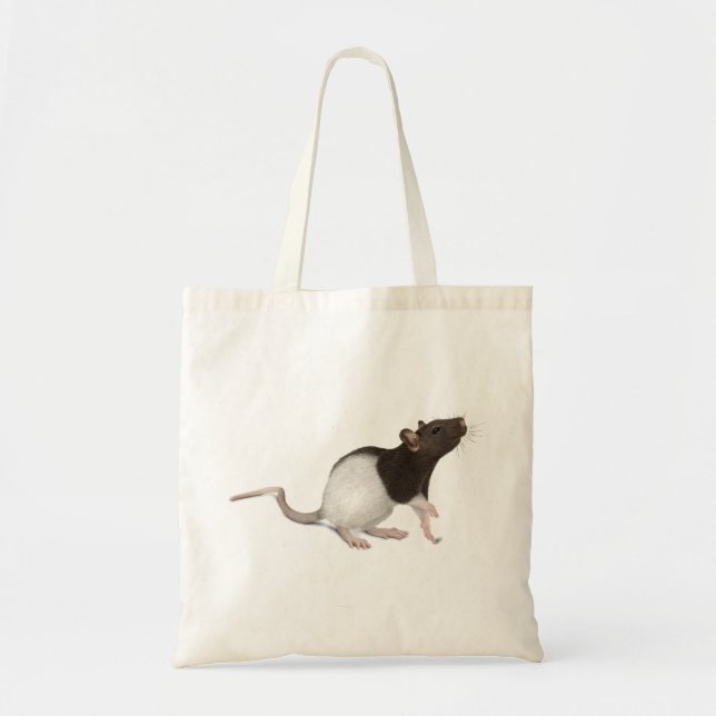 Bolsa Tote Pet Rat Painting (Frente)