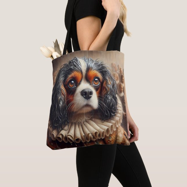 Bolsa Tote Pet Retrait Hamlet Cavalier King Charles Spaniel (Close Up)