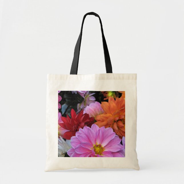Bolsa Tote Pétalas Dahlia (Frente)