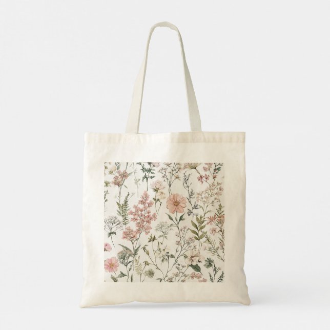 Bolsa Tote Pétalas Serenas (Verso)