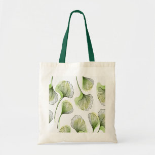 Bolsa Tote Pétalas verdes