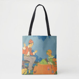 Bolsa Tote Peter Peter Comedor de Abóbora, Rima Infantil Vint
