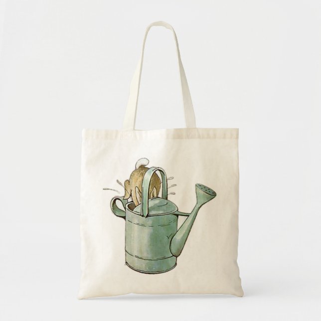 Bolsa Tote PETER RABBIT dived headfirst into the can to hide (Frente)