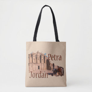 Bolsa Tote Petra, Jordânia: O mosteiro