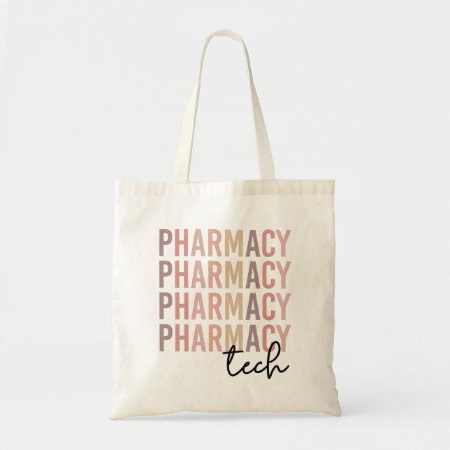 Bolsa Tote Pharmacy Tech | Técnico de Farmácia (Frente)