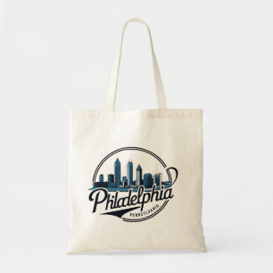 Bolsa Tote Philadelphia City Pennsylvania EUA skyline