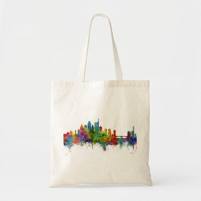 Bolsa Tote Philadelphia Pennsylvania Skyline (Frente)