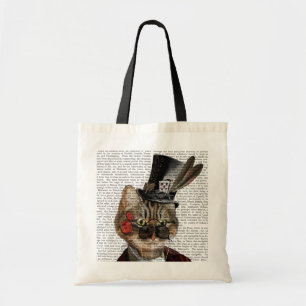 Bolsa Tote Phileas Feline Steampunk Cat & Top Hat 2