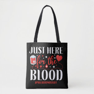 Bolsa Tote Phlebotomist Phlebotomy Aqui Para O Sangue