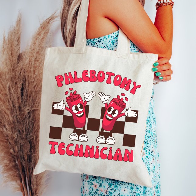 Bolsa Tote Phlebotomy Technician | Flebotomista | Formando Ph (Criador carregado)
