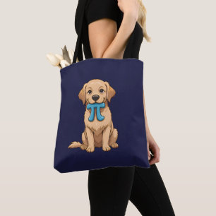 Bolsa Tote Pi Day Dog Com Símbolo Pi   Feliz Dia Pi