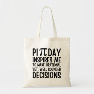 Bolsa Tote Pi Day Engraçado