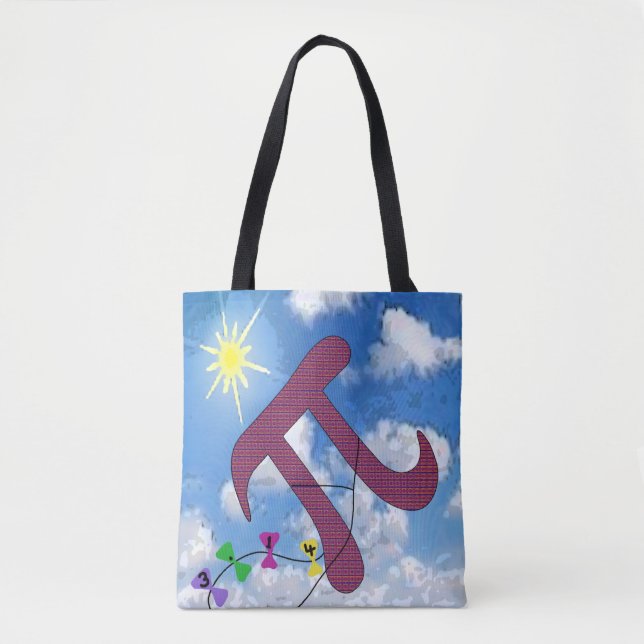 Bolsa Tote Pi no céu  (Frente)