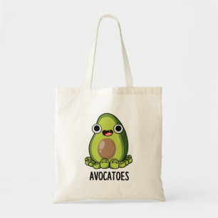 Bolsa Tote Piadinhas engraçadas de abacate Avoca-toes