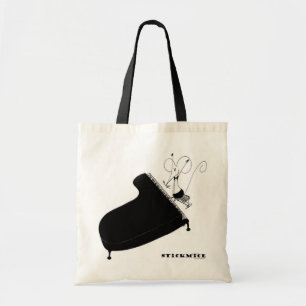 Bolsa Tote Pianista - Etiqueta de Tote de Pedra