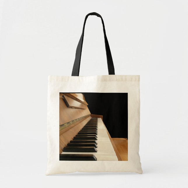 Bolsa Tote Piano, barra de ferramentas do teclado (Frente)
