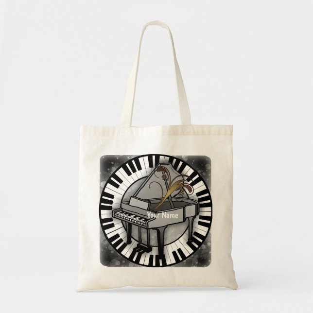 Bolsa Tote Piano de Cauda  (Frente)