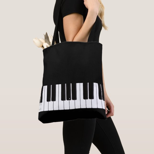 Bolsa Tote Piano Player Tutor Teacher Musician (Close Up)
