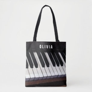 Bolsa Tote Piano Themed Gift