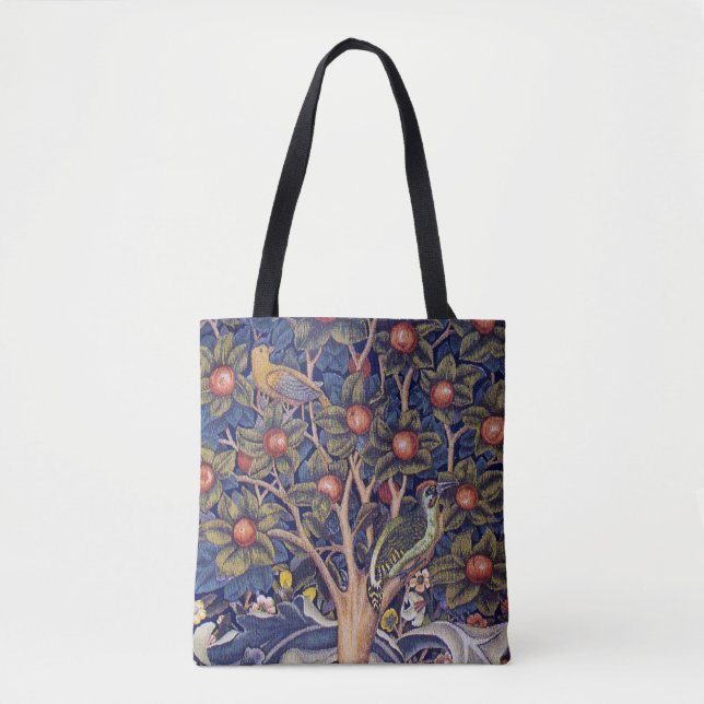 Bolsa Tote Pica-pau, William Morris (Frente)