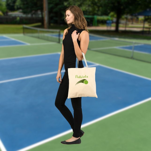 Bolsa Tote Pickleball Picletastic elegant pun (Criador carregado)