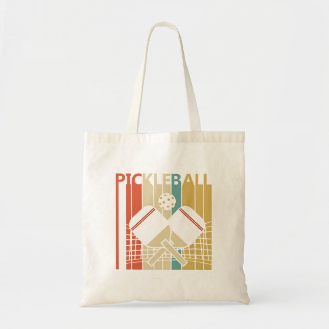 Bolsa Tote Pickleball Retro Vintage  (Frente)
