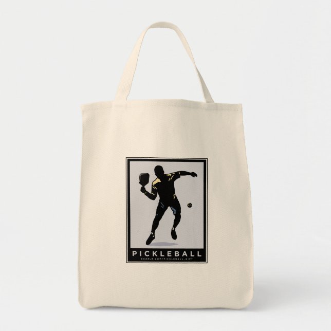 BOLSA TOTE PICKLEBALL SILHOUETTE CLASSIC (Frente)