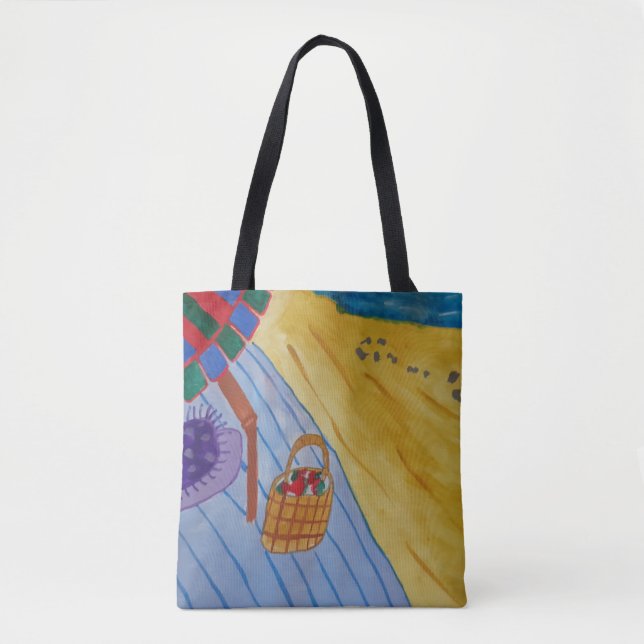 Bolsa Tote Picnic na praia (Frente)
