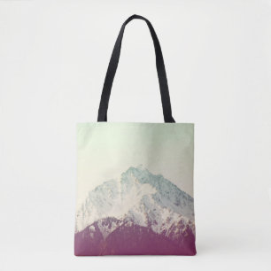 Bolsa Tote Pico de inverno, filtro de colheita de hipsteres