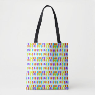 Bolsa Tote Picolés agudos e adoráveis de Verão icecream ka