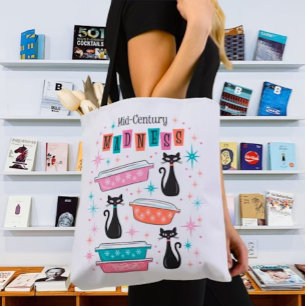 Bolsa Tote Picrex Mod Kitty Cats MCM Atômico Bag