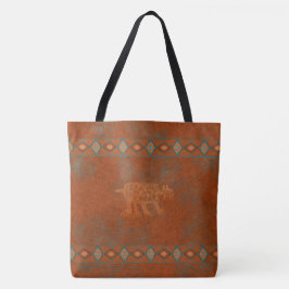 Bolsa Tote Pictograma de Lince dos Canions do Sudoeste