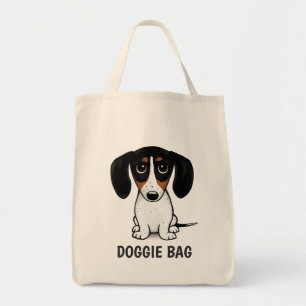 Bolsa Tote Piebald Dachshund Cão Cachorro Cachorro Personal