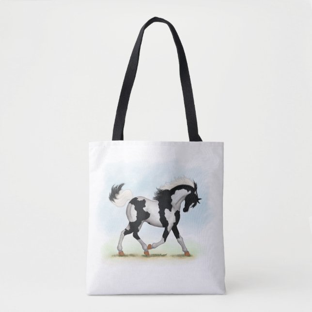 Bolsa Tote Piebald Overo Cavalo (Frente)