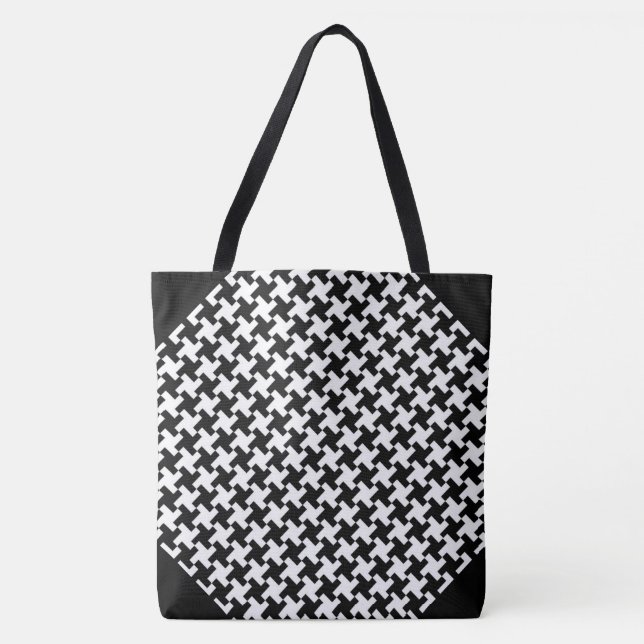 Bolsa Tote Pied de Poule (Frente)