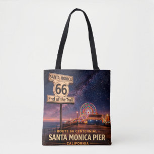 Bolsa Tote Pier da Rota 66 Carryall Praia Carregamento