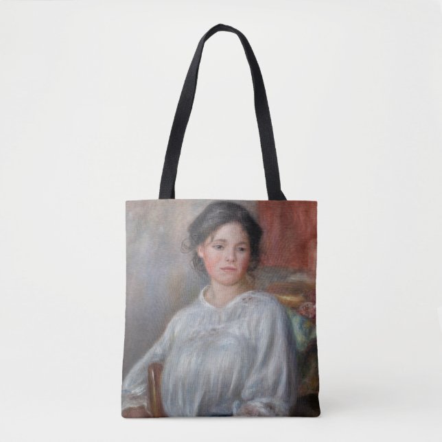 Bolsa Tote Pierre-Auguste Renoir - Jovem Mulher Sentada (Frente)