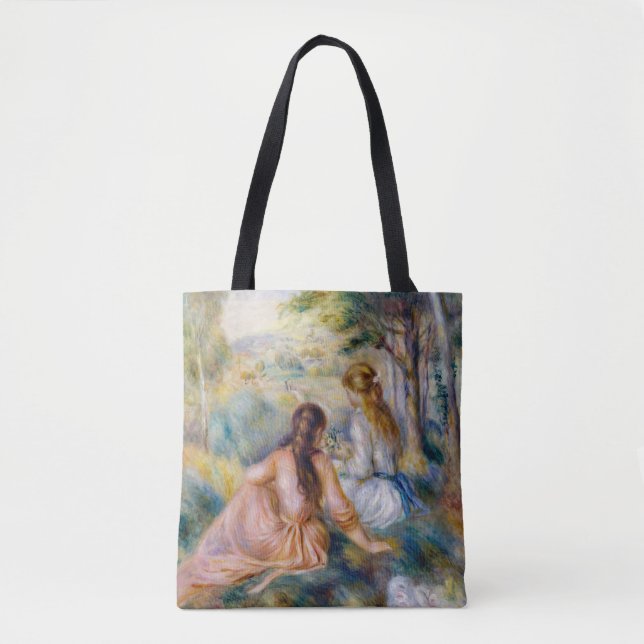 Bolsa Tote Pierre-Auguste Renoir - No Prado (Frente)
