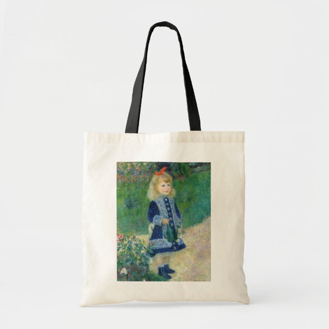 Bolsa Tote Pierre-Auguste Renoir - Uma garota com uma lata de (Frente)