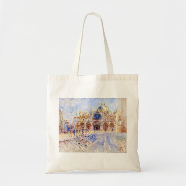 Bolsa Tote Pierre-Auguste Renoir - Veneza, Piazza San Marco (Frente)