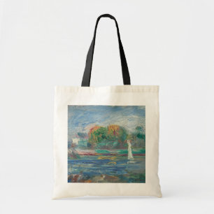 Bolsa Tote Pierre um Renoir o rio azul