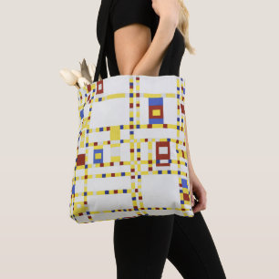 Bolsa Tote Piet Mondrian Broadway Boogie Woogie Arte Abstrata