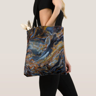 Bolsa Tote Pietersita Negra Moteada