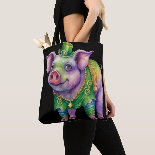 BOLSA TOTE PIG DE TINTA MARDI GRAS MARDI (Close Up)