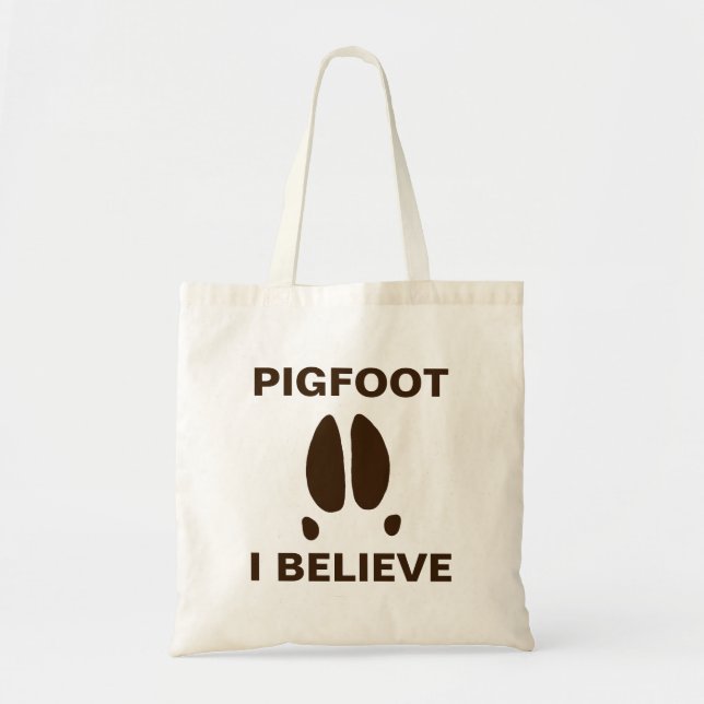 Bolsa Tote Pigfoot - Eu Acredito (Frente)